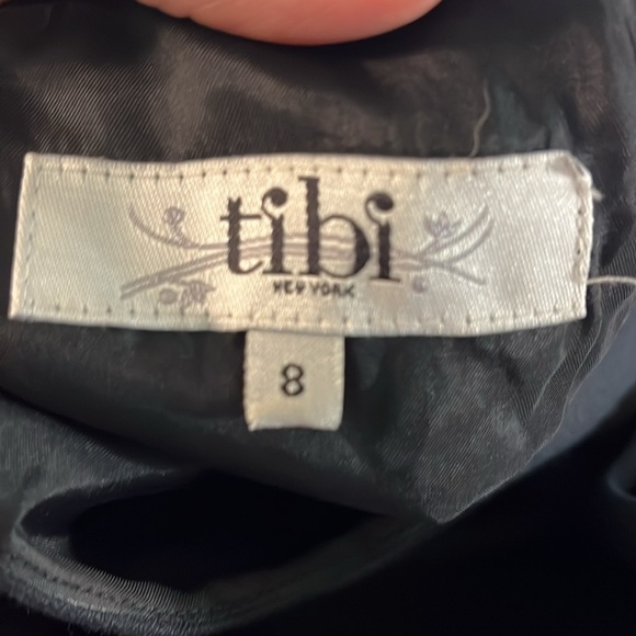 Tibi Embroidered Shift Dress Paisley Design Sleeveless Size 8 Scalloped Hem - Picture 8 of 11